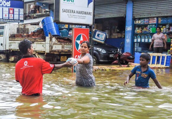 Red Cross provides first aid and relief support to flood & landslide affected