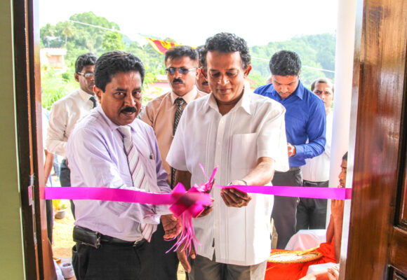 From a tragedy to renewed hope : first house constructed for Aranayake landslide victims handed over.