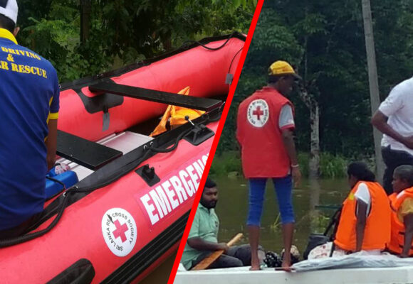 Disaster Response Units and Volunteers of Red Cross Deployed to Flood Effected Areas