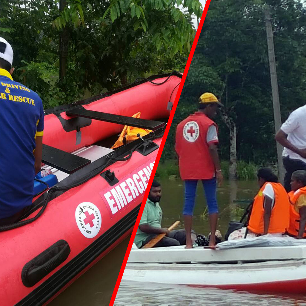 Disaster Response Units and Volunteers of Red Cross Deployed to Flood Effected Areas