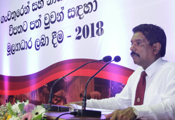 Continuing support to the flood and landslide affected families