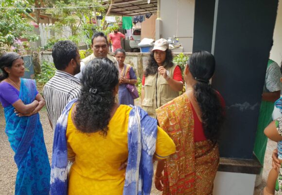 SLRCS Water and Sanitation Team supports Post-Flood Recovery Operations in Kerala