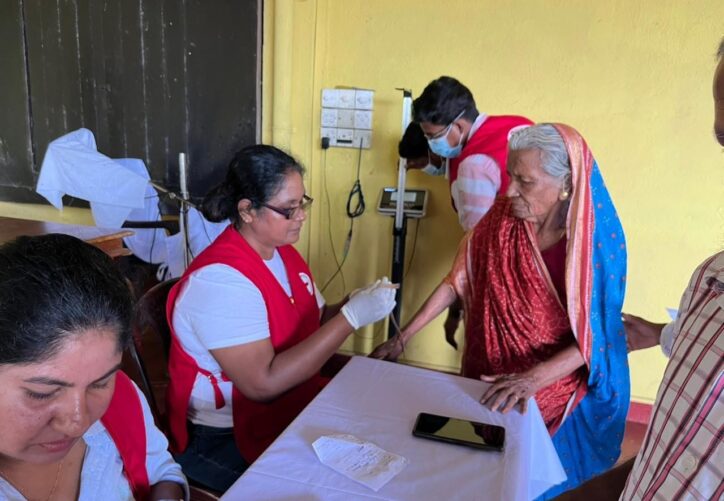 Sri Lanka Red Cross Society together with the Ernst and Young (EY) Global Delivery is Organising a Series Medical Camps in the Colombo District