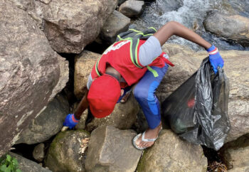 Sri Lanka Red Cross Society Leads Cleanup Campaign at Bopath Ella Waterfall