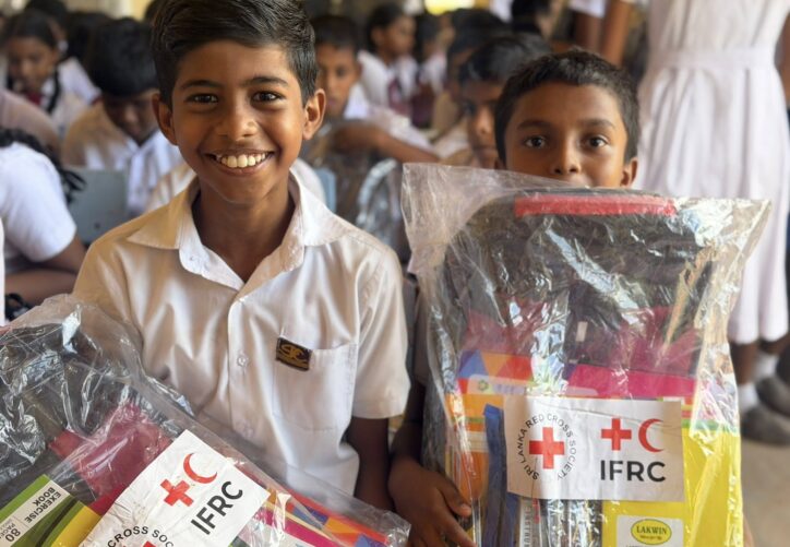 Sri Lanka Red Cross Society, with the support of Hong Kong Red Cross, Distributes School Packs to Support Children Affected by Cyclonic Storm Ditwah