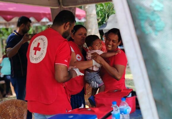 Sri Lanka Red Cross Society Provides First Aid Support at Flood Preparedness Drill in Bingiriya