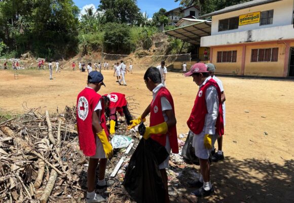 Sri Lanka Red Cross Society Conducts Dengue Awareness and School Cleaning Programme in Rabukkana